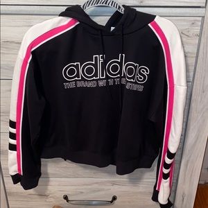 Adidas cropped hoodie